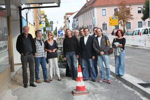 SPD vor Ort: Bild von der Begehung im September 2010.