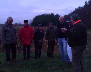 v.l. Wolf Schuppler, Roland Herberger, Krimhilde Rolli, Hans Säubert, Herbert Sand, Simon Baumgärtner